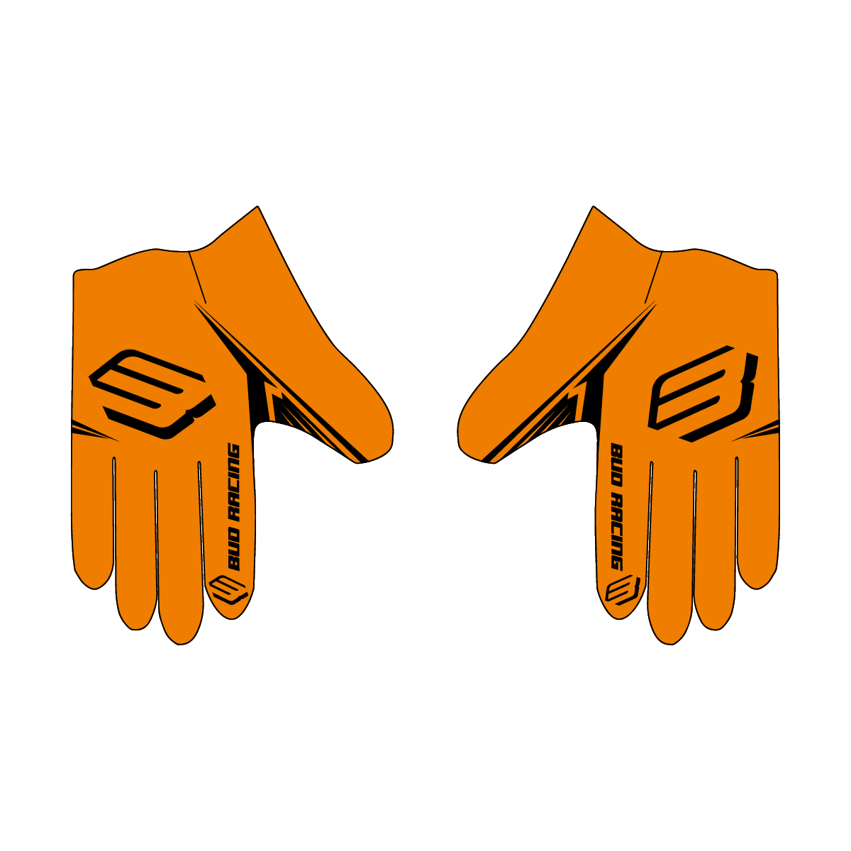Gants enfants BUD SX Lite OrangeFluo 