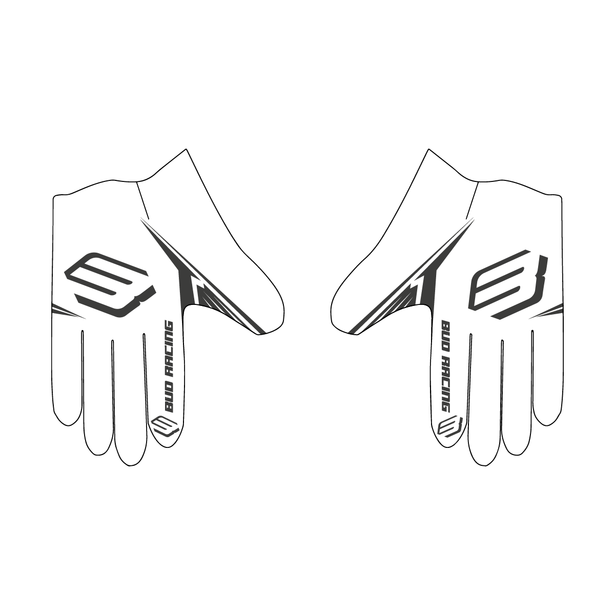 Gants enfants BUD SX Lite Blanc 