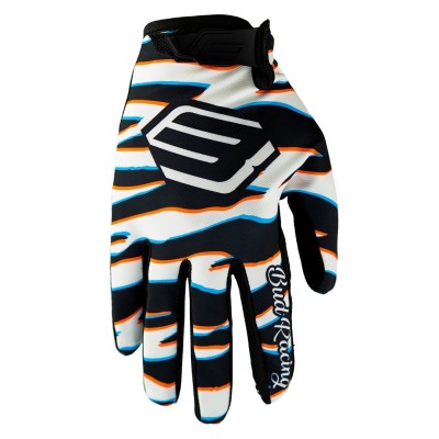 Gants enfants BUD SX Lite Zebra Blanc Blitz 
