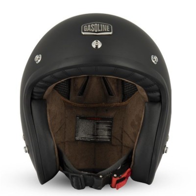 Casque Gasoline Jet Cafe Racer S250 Noir Mat 