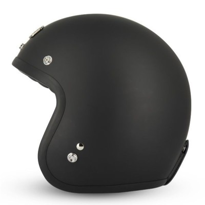 Casque Gasoline Jet Cafe Racer S250 Noir Mat 