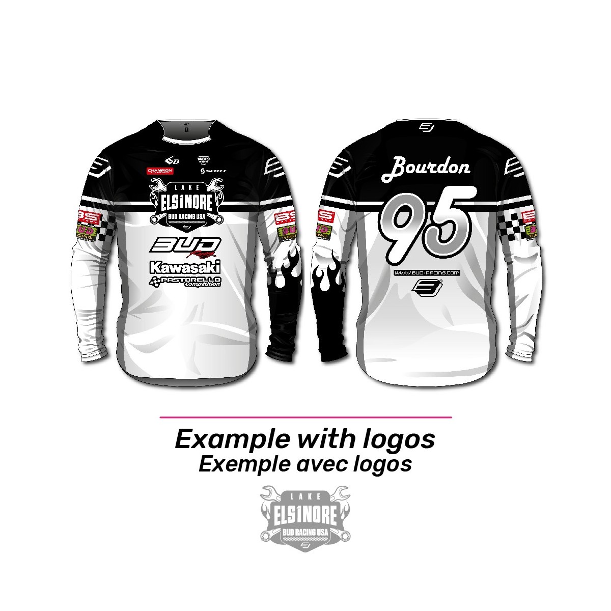 Maillot personnalisable BUD Elsinore 