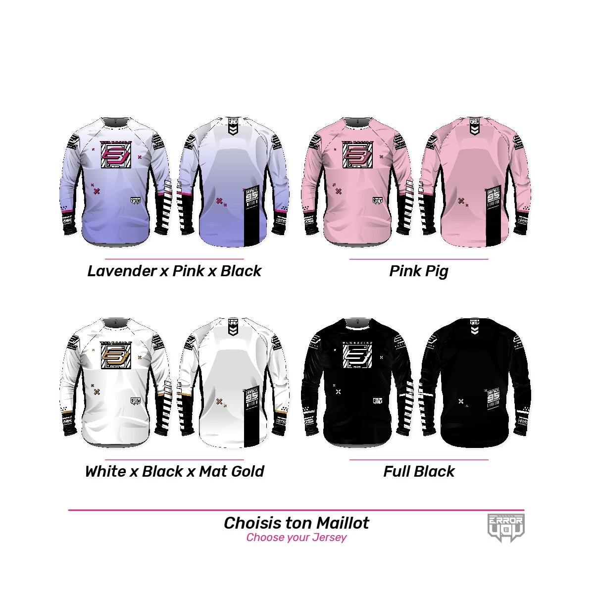 Maillot personnalisable BUD Error 404 