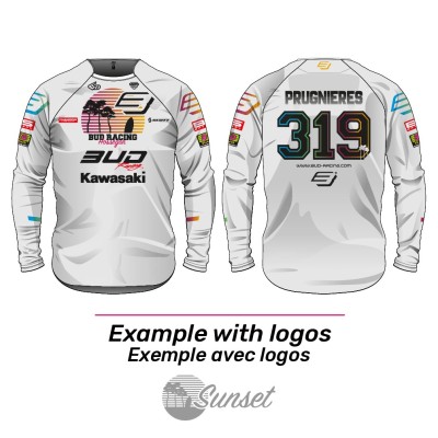 Maillot personnalisable BUD RACING Sunset 