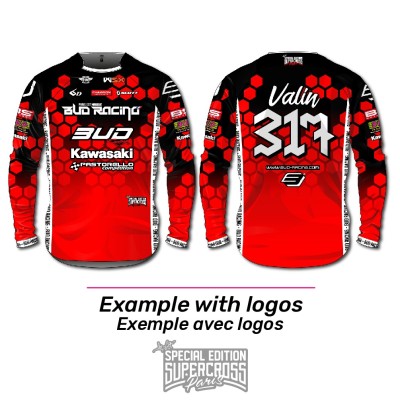 Maillot personnalisable BUD Supercross de Paris 2023 Edition limitée 