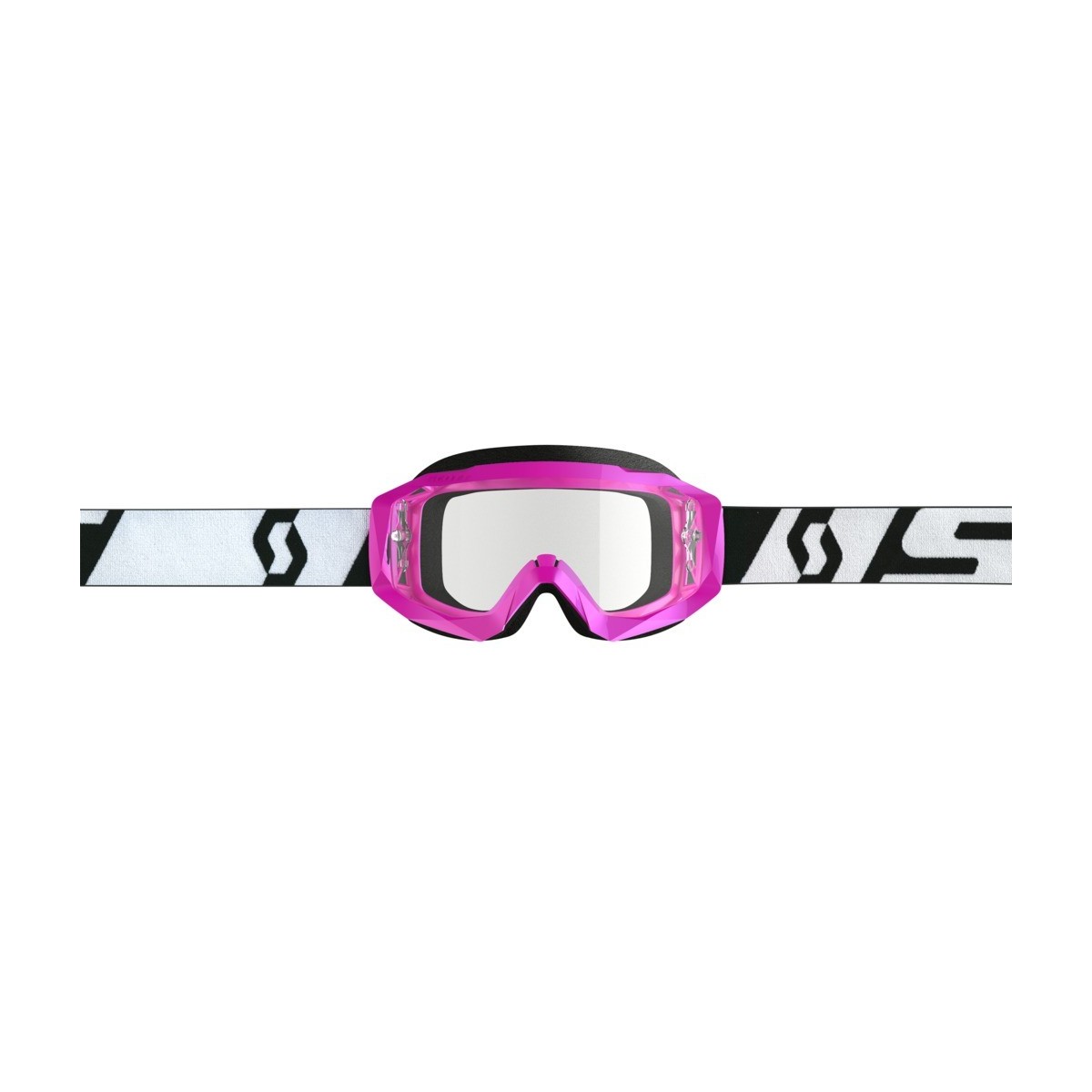 Masque Scott Hustle X MX  Rose Noir/ Ecran Clair works 