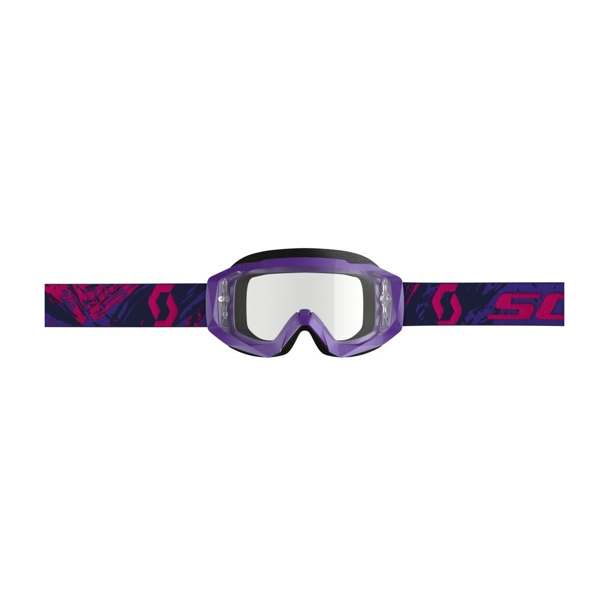 Masque Scott Hustle X MX Violet Rose/Ecran Clair works 