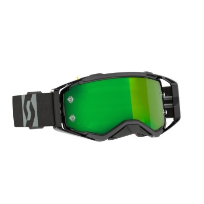 Masque Prospect Noir/Gris Ecran Vert Chrome 
