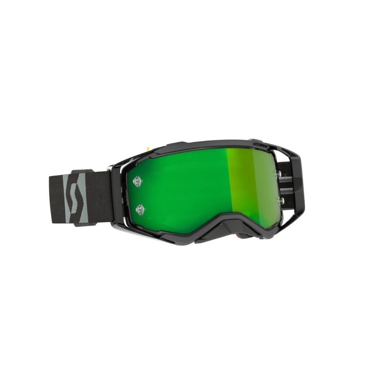 Masque Prospect Noir/Gris Ecran Vert Chrome 