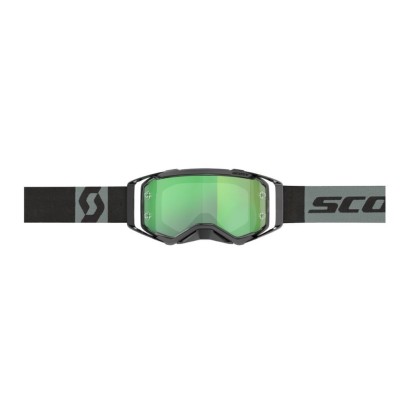 Masque Prospect Noir/Gris Ecran Vert Chrome 