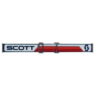 Masque Scott Prospect Rouge Blanc Ecran Jaune Chrome 