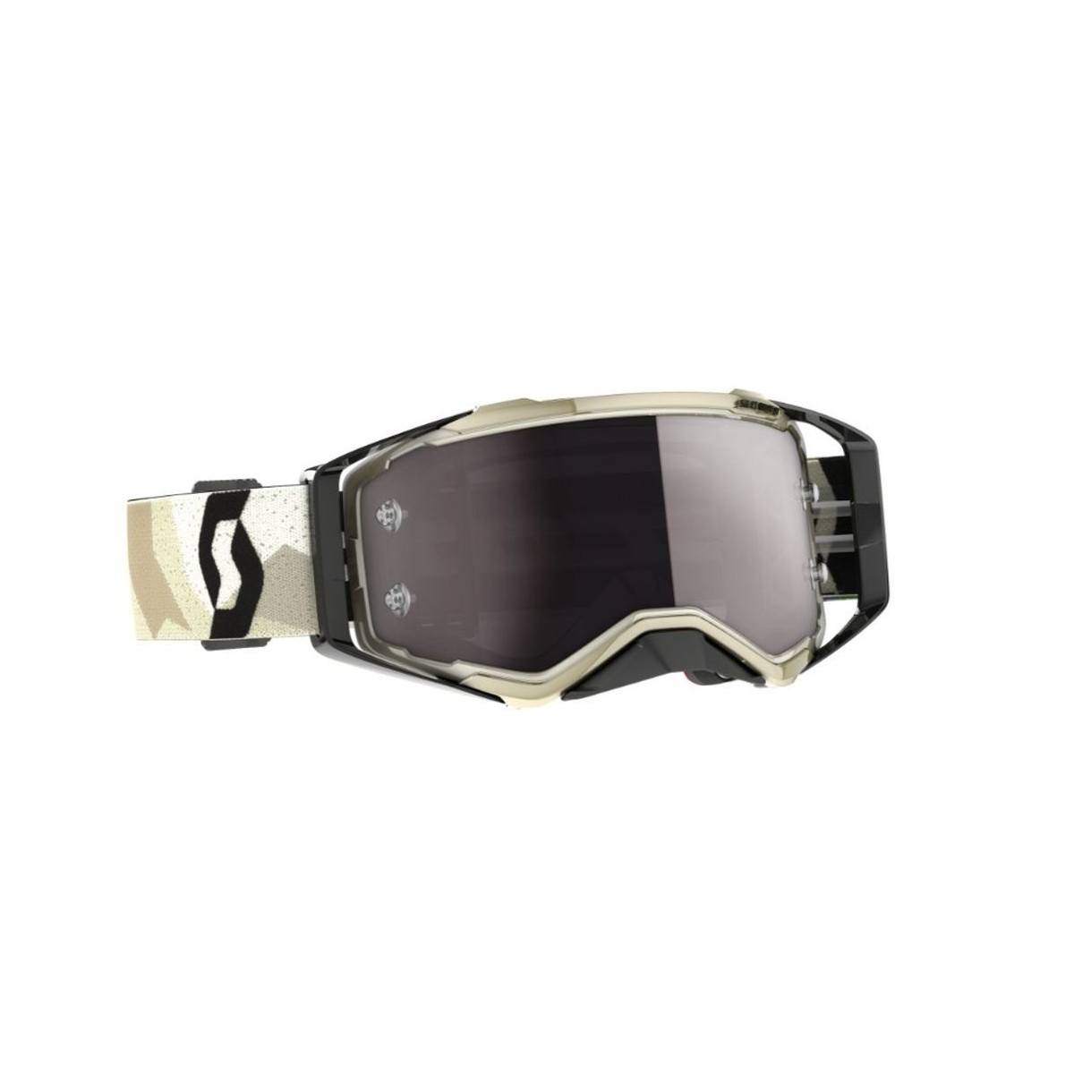 Masque Prospect Camo Beige/Noir Ecran Silver Chrome 