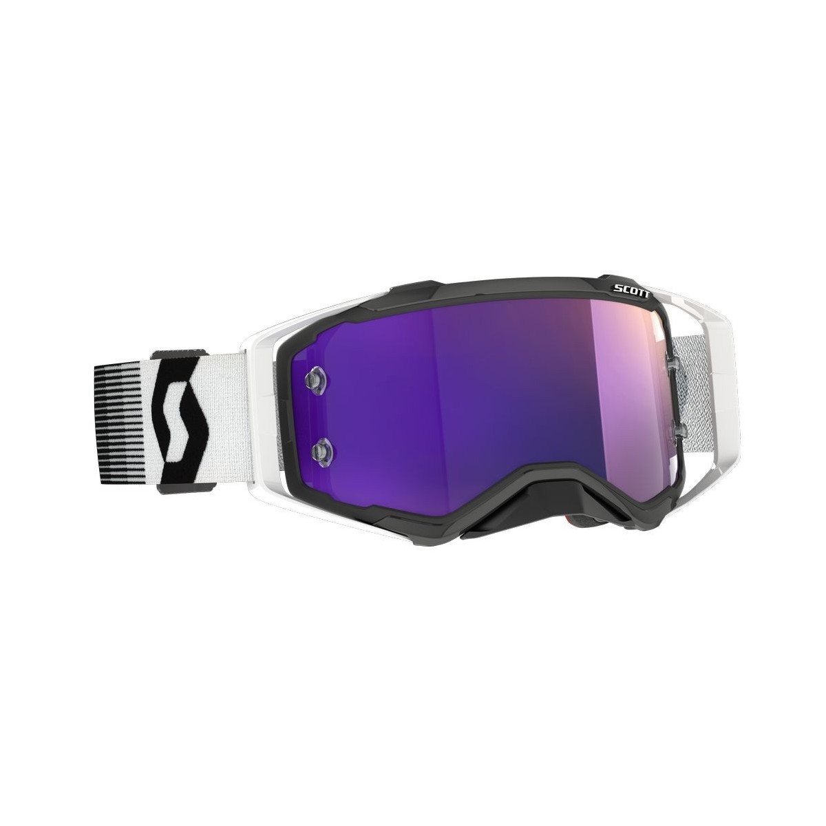 Masque Scott Prospect Noir Prenium Blanc Ecran Violet Chrome 
