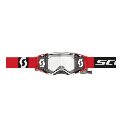 Masque Scott Prospect WFS Roll Off Rouge/Noir ecran clair 