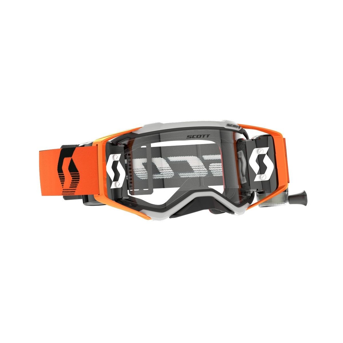 Masque Scott Prospect WFS Roll Off Gris Orange ecran clair 