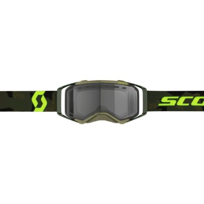 Masque Scott Prospect Enduro Vert Kaki Jaune Fluo Ecran Light Sensitive 