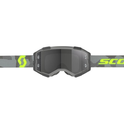 Masque Scott Fury Gris Clair/Jaune Fluo Ecran Light Sensitive 