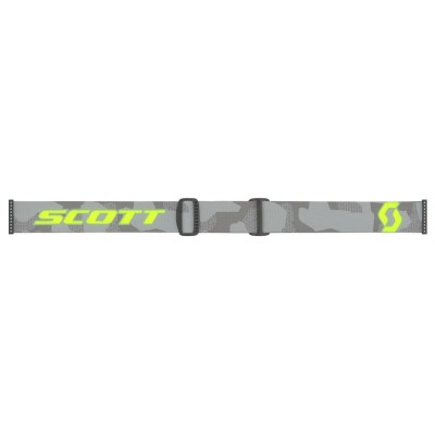 Masque Scott Fury Gris Clair/Jaune Fluo Ecran Light Sensitive 