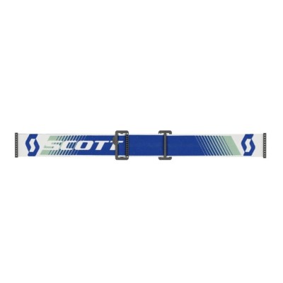 Masque Scott Fury Bleu Vert Ecran Vert Chrome  