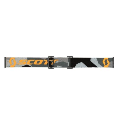 Masque Scott Fury Gris Camo Jaune Ecran Silver Chrome  