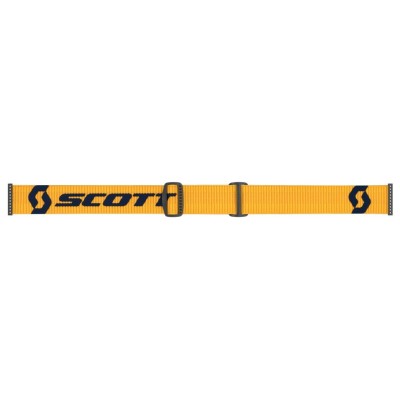 Masque Scott Fury Jaune Fonce Bleu Fonce Ecran Bleu Chrome  