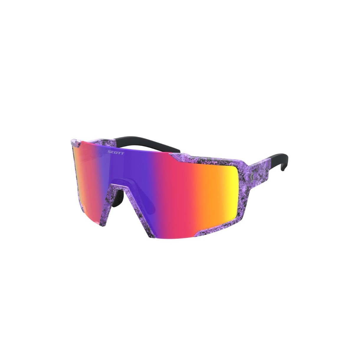 Lunettes Scott Shield Noir Viloet Swish Ecran Teal 
