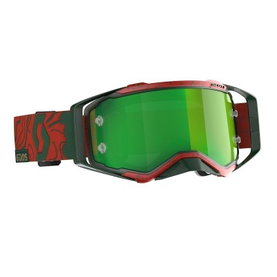 Masque Scott Prospect ISDE 2019 Rouge Vert 