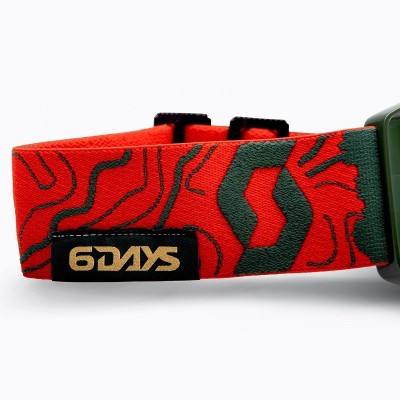Masque Scott Prospect ISDE 2019 Rouge Vert 