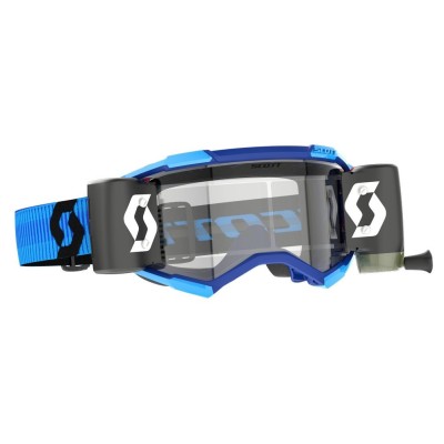 Masque Scott Fury WFS Roll Off Bleu /Noir ecran clair 