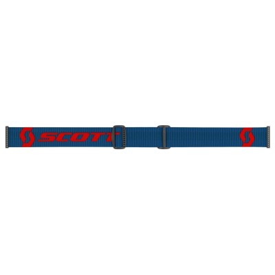 Masque Scott Fury WFS Roll Off Bleu Fonce/Rouge Fluo ecran clair 