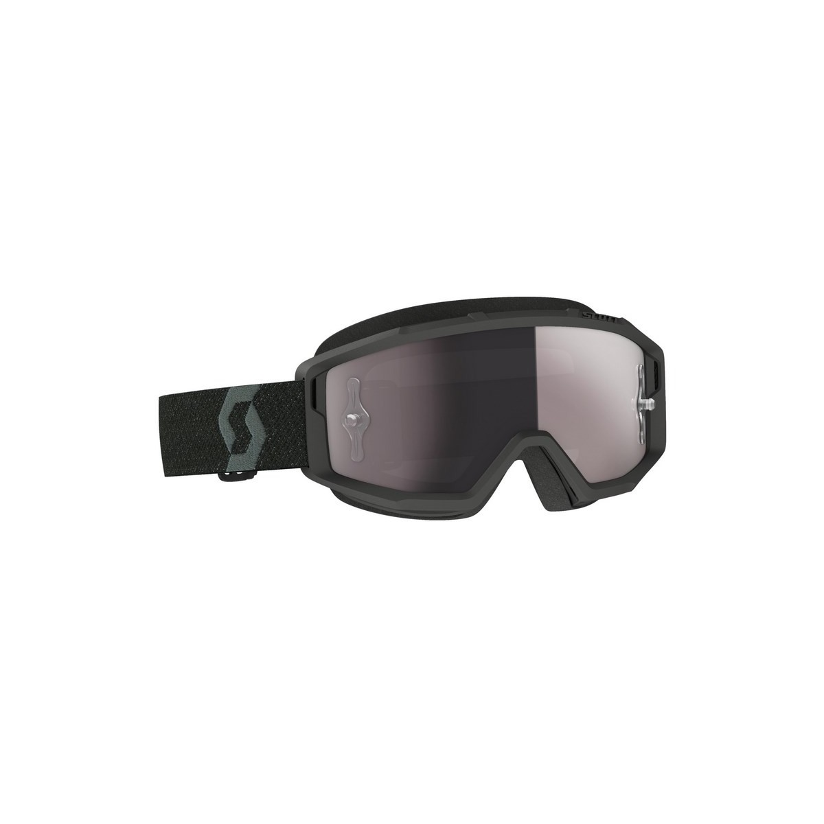 Masque Scott Primal Noir Ecran Silver Chrome 