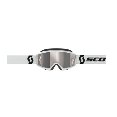 Masque Scott Primal Blanc Ecran Silver Chrome 