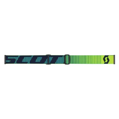 Masque Scott Primal Bleu Jaune Ecran Vert Chrome 