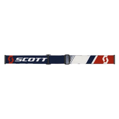 Masque Scott Primal Rouge Bleu Ecran Bleu Chrome 