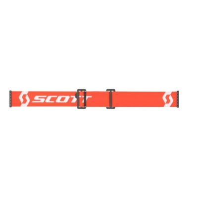 Masque Scott Primal Orange Blanc Ecran Orange Chrome 