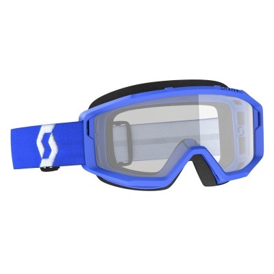 Masque Scott Primal Blanc Bleu Ecran Clair 