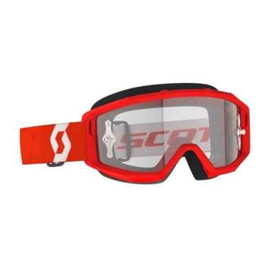 Masque Scott Primal Rouge Blanc Ecran Clair 