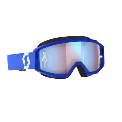 Masque Scott Primal Bleu Blanc Ecran Clair 
