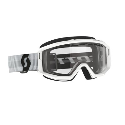 Masque Scott Primal Enduro Blanc écran Clair 