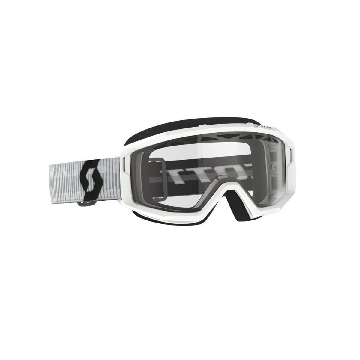 Masque Scott Primal Enduro Blanc écran Clair 