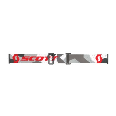 Masque Scott Primal Enduro Camo Blanc Rouge écran Clair 