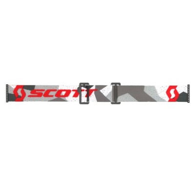 Masque Scott Primal Sand Dust Camo Blanc Rouge Ecran Gris  