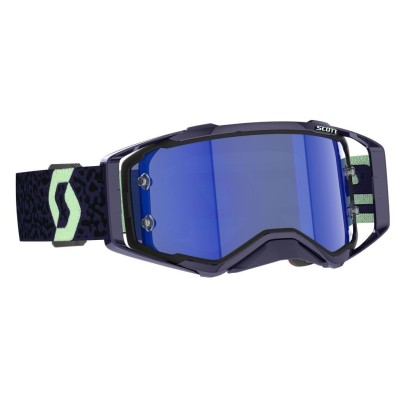Masque Scott Prospect Amplifier Violet Vert Mint/Ecran Bleu chrome  