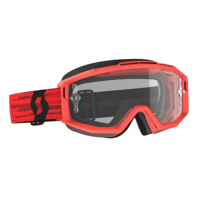 Masque Scott Split OTG Rouge Ecran Clair Works 