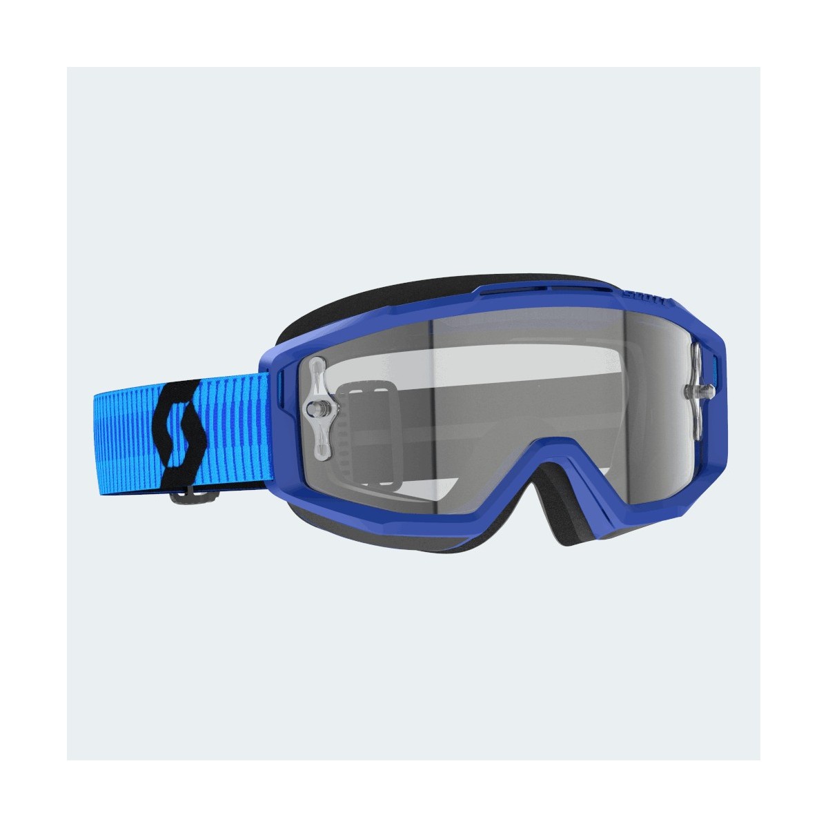 Masque Scott Split OTG Blue Noir Ecran Clair Works 