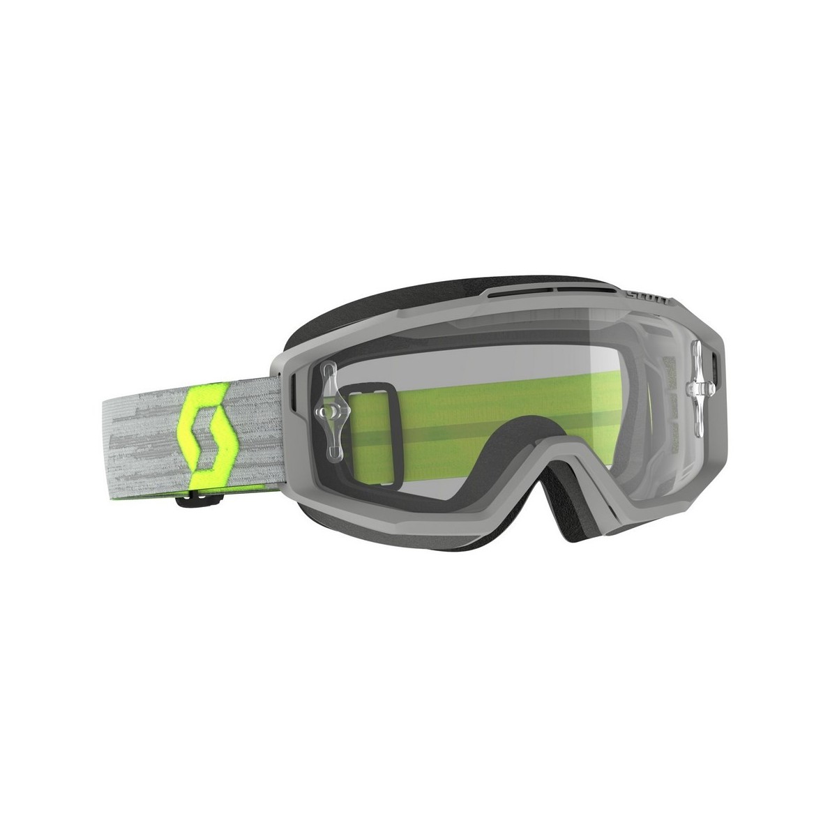Masque Scott Split OTG Gris Jaune Ecran Clair Works 
