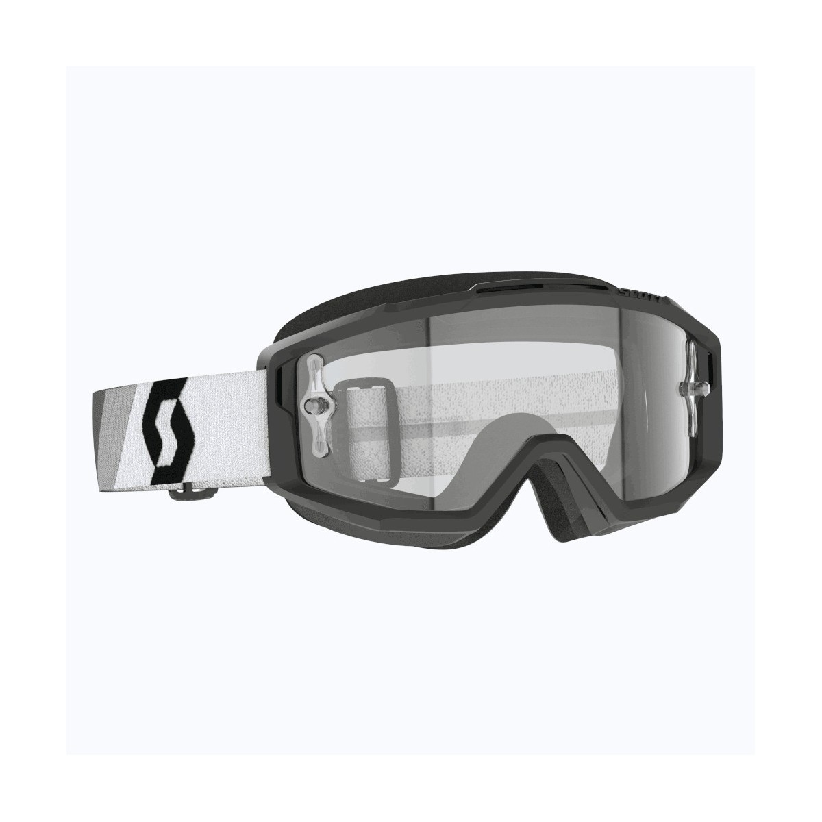 Masque Scott Split OTG Noir Prenium Blanc Ecran Clair Works 