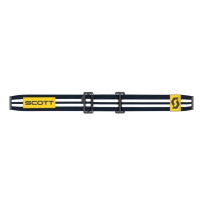 Masque Scott 89X Era Bleu Blanc Ecran Jaune Chrome 