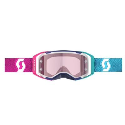 Masque Scott Prospect 2.0 AMP Bleu Rose Radian Ecran Rose 