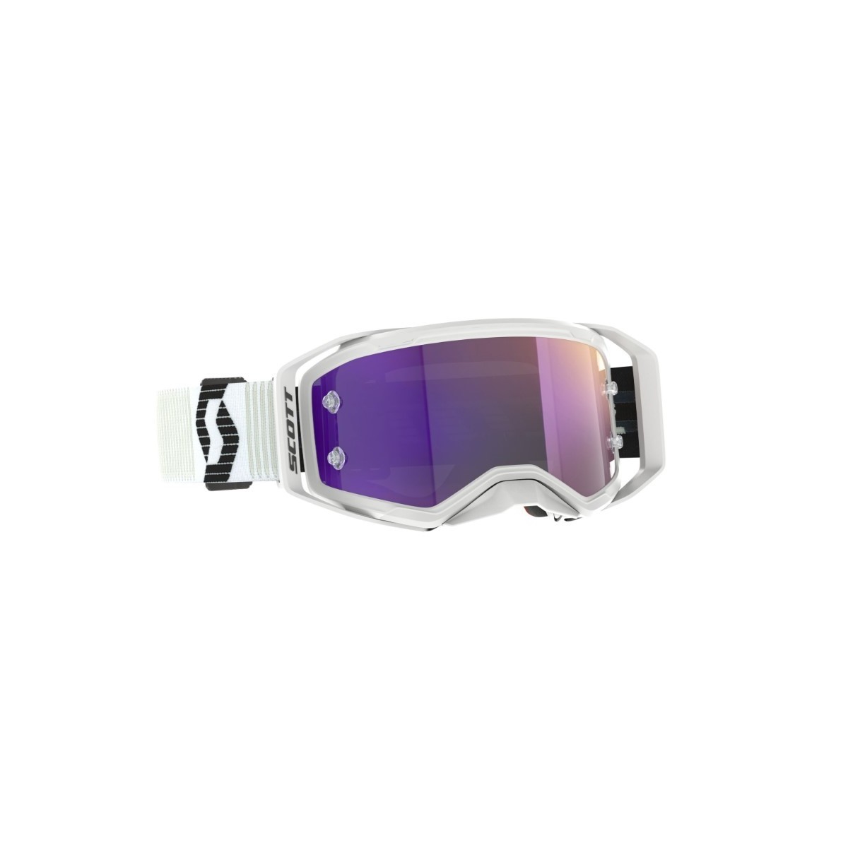 Masque Scott Prospect 2.0 Blanc Noir/Ecran Violet chrome  